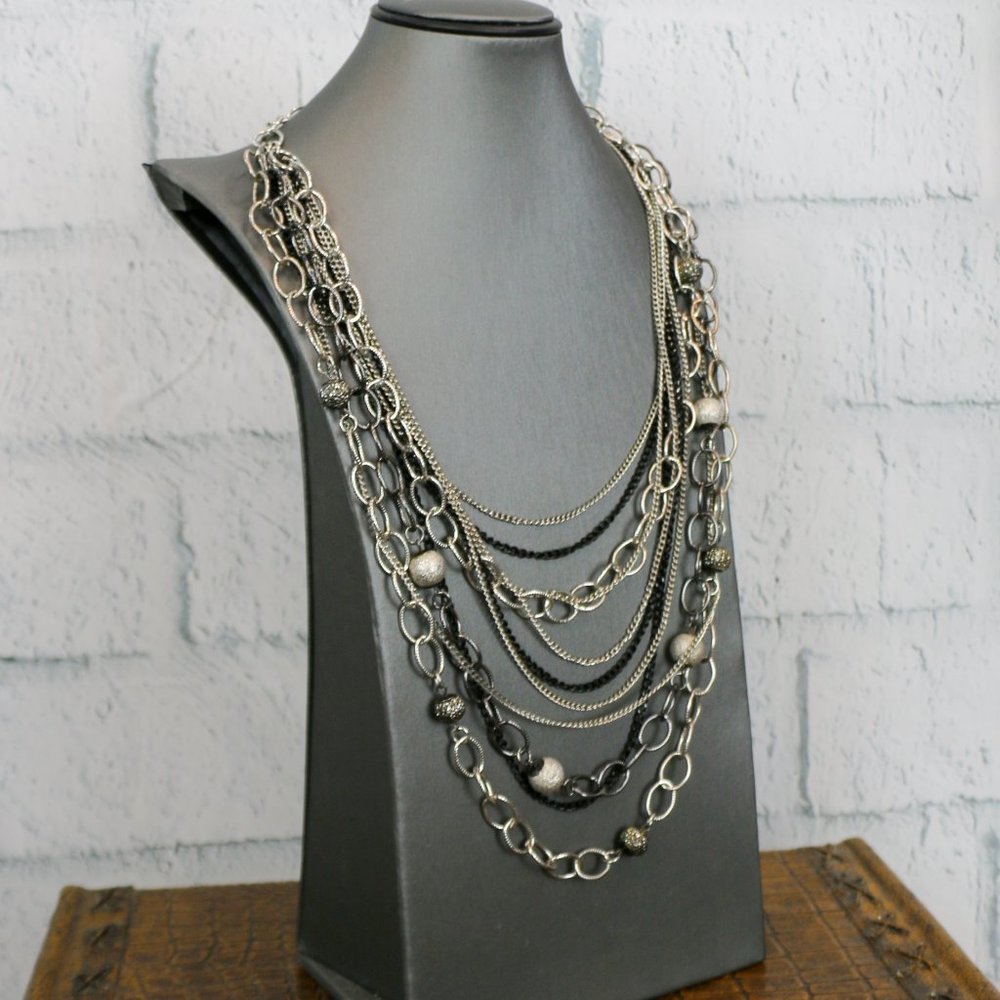 NWT New York and Company Multi-strand Necklace - Picture 7 of 8